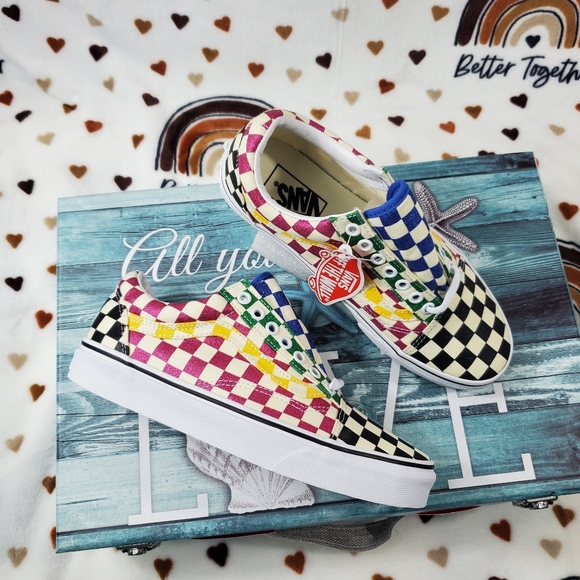 Vans Glitter Check Old Skool - Picture 2 of 13